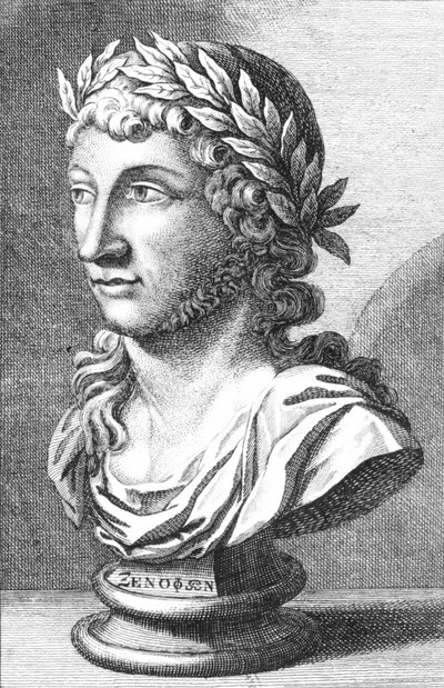 Bust of Xenophanes by French School
